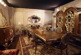 Arredo classico di lusso: sala da pranzo Versailles stile Luigi XVI