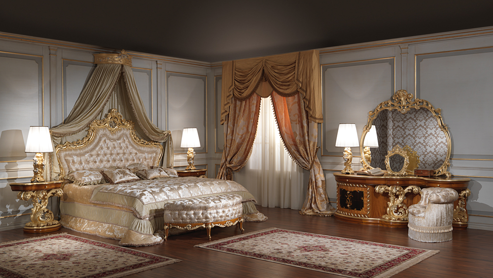 Camere classiche: il lusso dello stile barocco