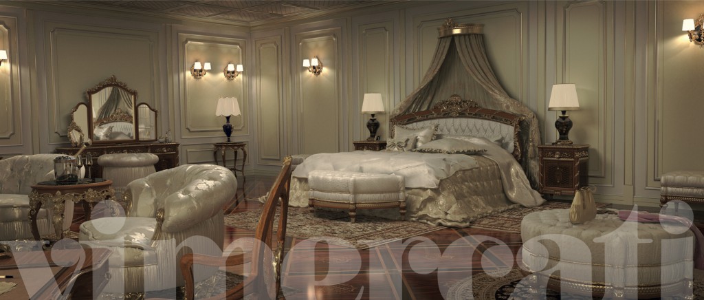 Classic furniture villas: the bedroom