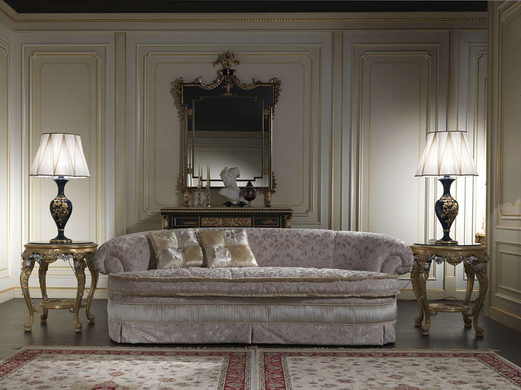 classic elegant sofa, living room london | vimercati classic