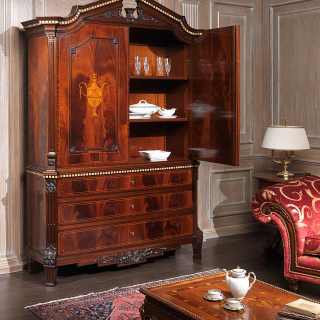 Neoclassic mahogany bureau