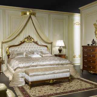 Classic double bed Louis XV France