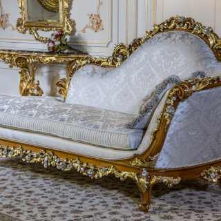 A classic couch in baroque style