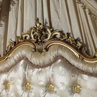 Baroque classic bed headboard