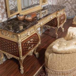 Carved luxury dressing table