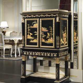 Luxury classic small cabinet: small cabinet of the Chinoiserie collection inspired to the chinese productions, typical of Luigi XV period