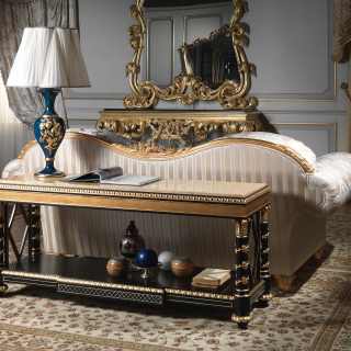 Luxury étagère of the Chinoiserie collection, lacquered and carved, chinese classic style