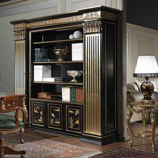 Lacquered classic library decorated chinese style