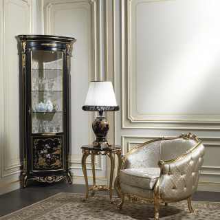 Classic cabinet showcase in chinese style Luigi XV of the Chinoiserie collection