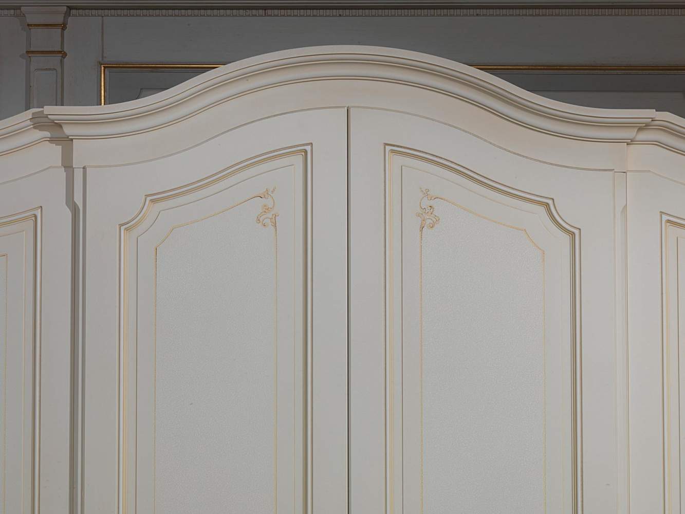 Classic ivory wardrobe of the 18th century, specific