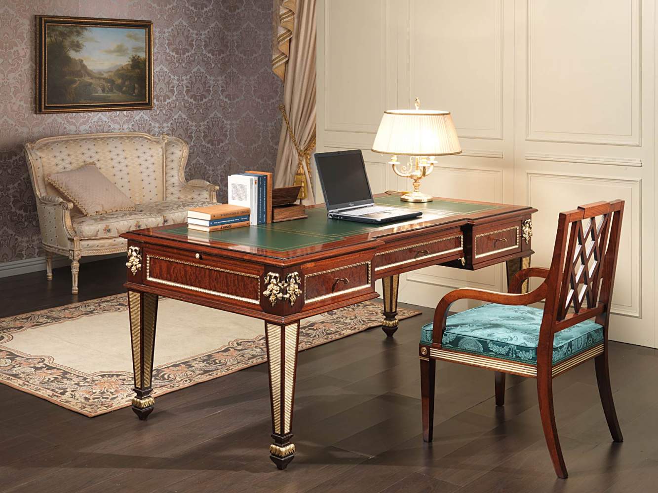 Classic writing table Impero style