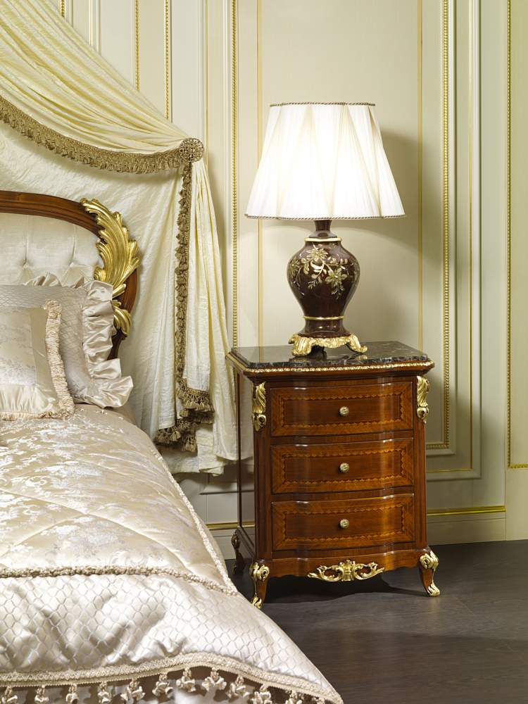 Classic bedside table luxury collection Louis XV France