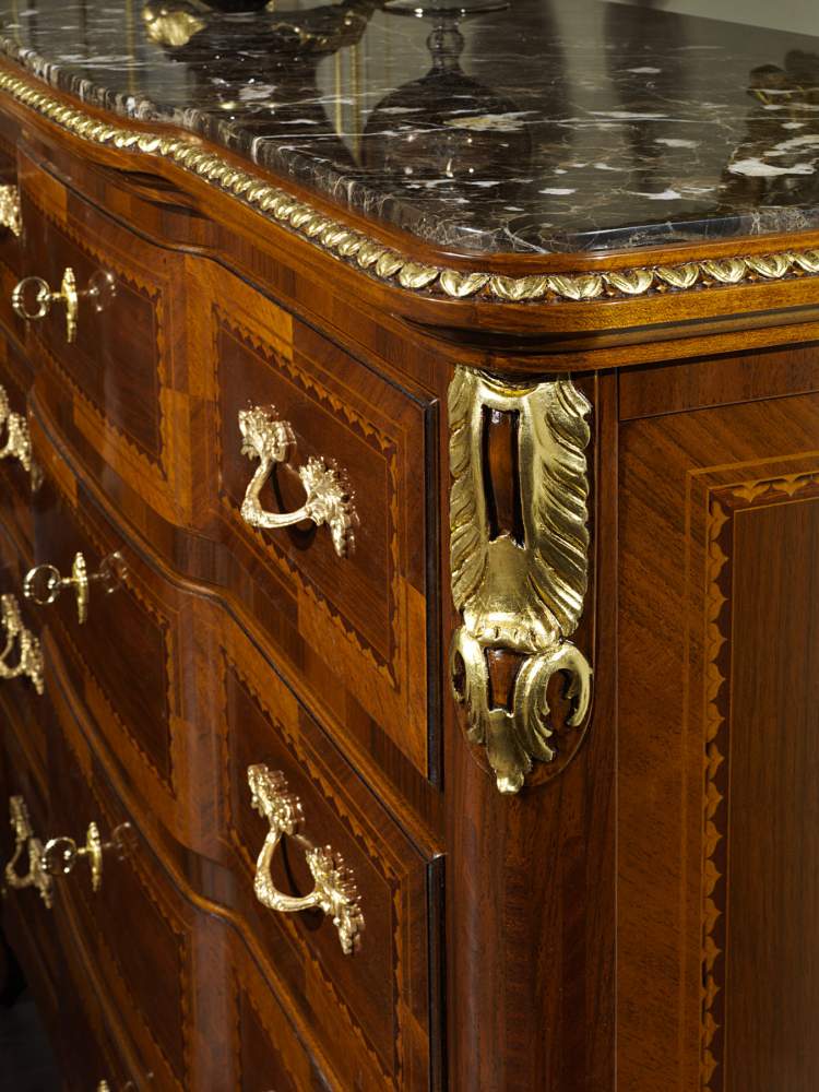 The classic elegant chest of drawers collection Louis XV France