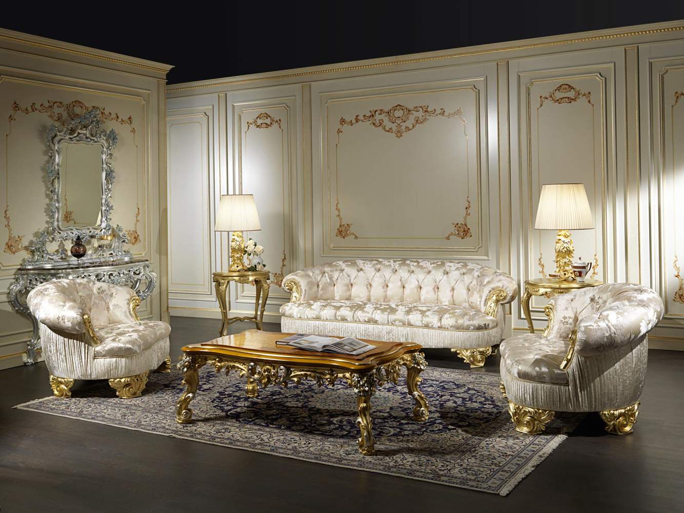 Classic sofas luxury living room Paris