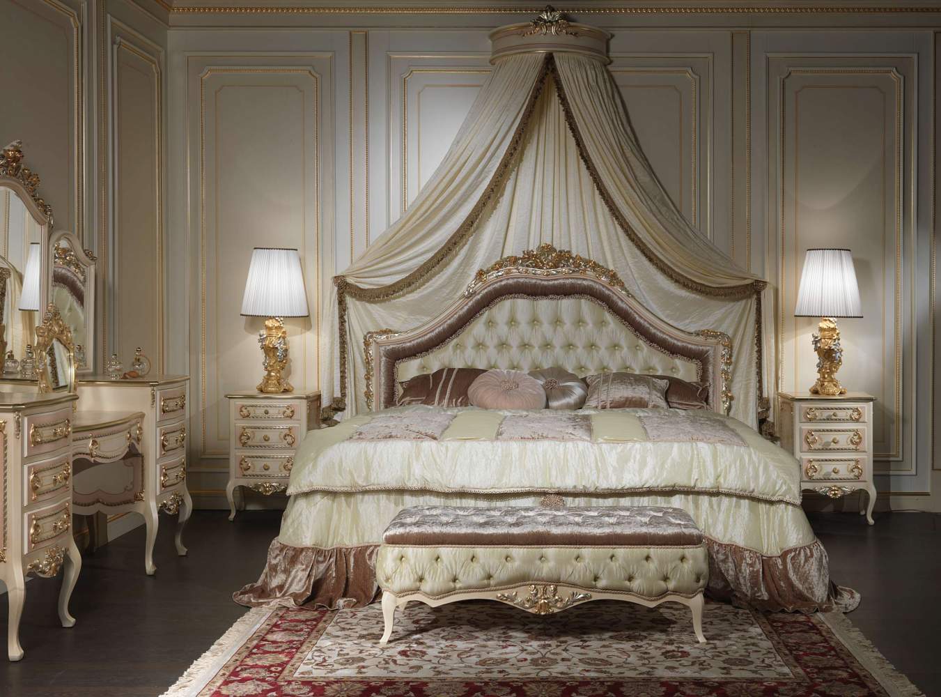 Classic style bed collection Louvre 943