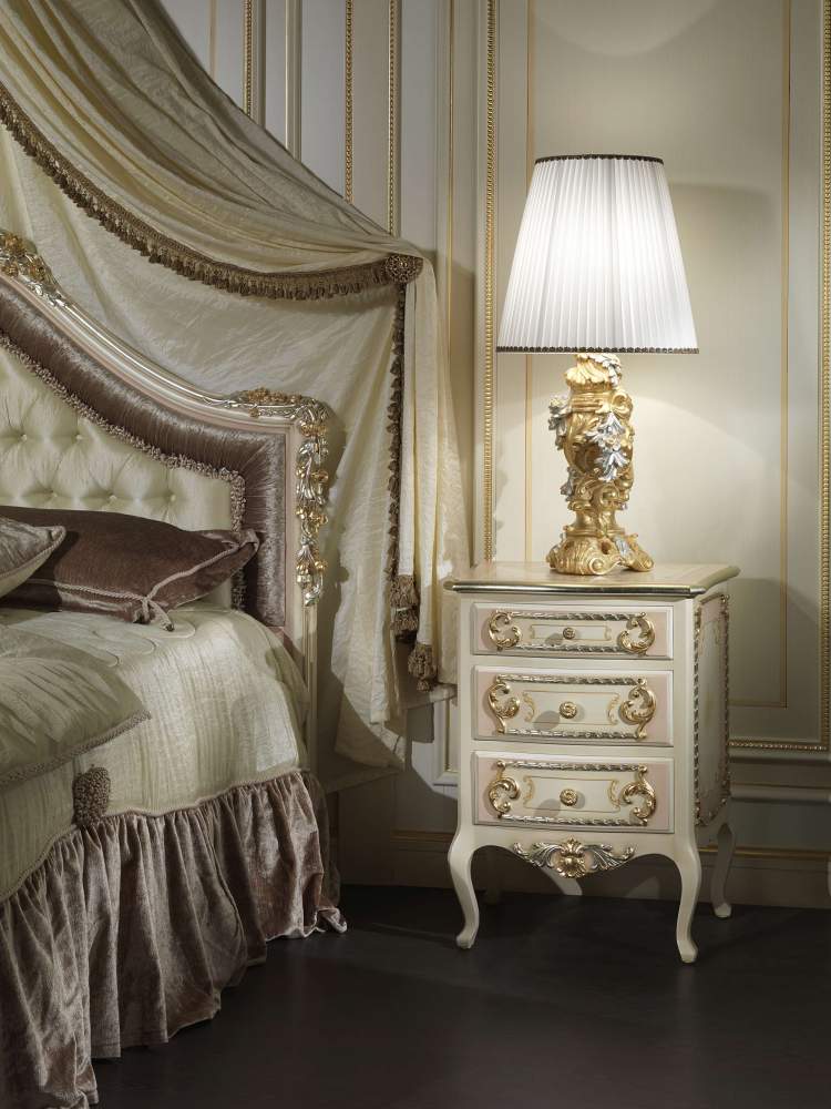 Luxury Сlassic Style Nightstand Bedroom Louvre 943