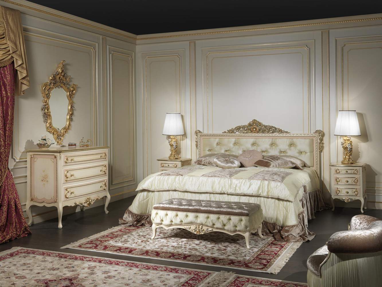 Luxury classic bedroom Louvre 943
