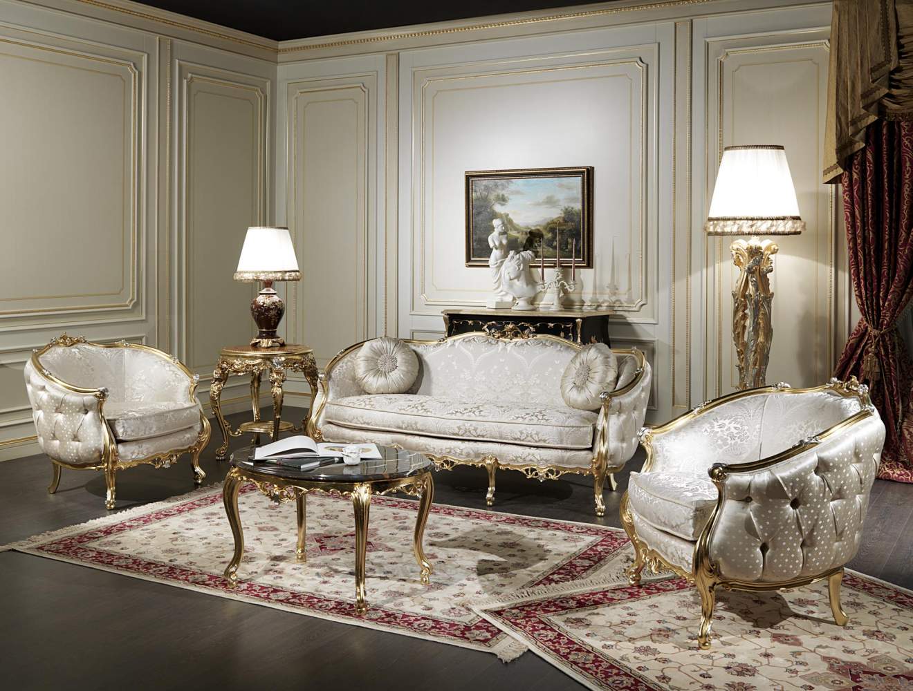 Venezia luxury classic living room | Vimercati Classic ...