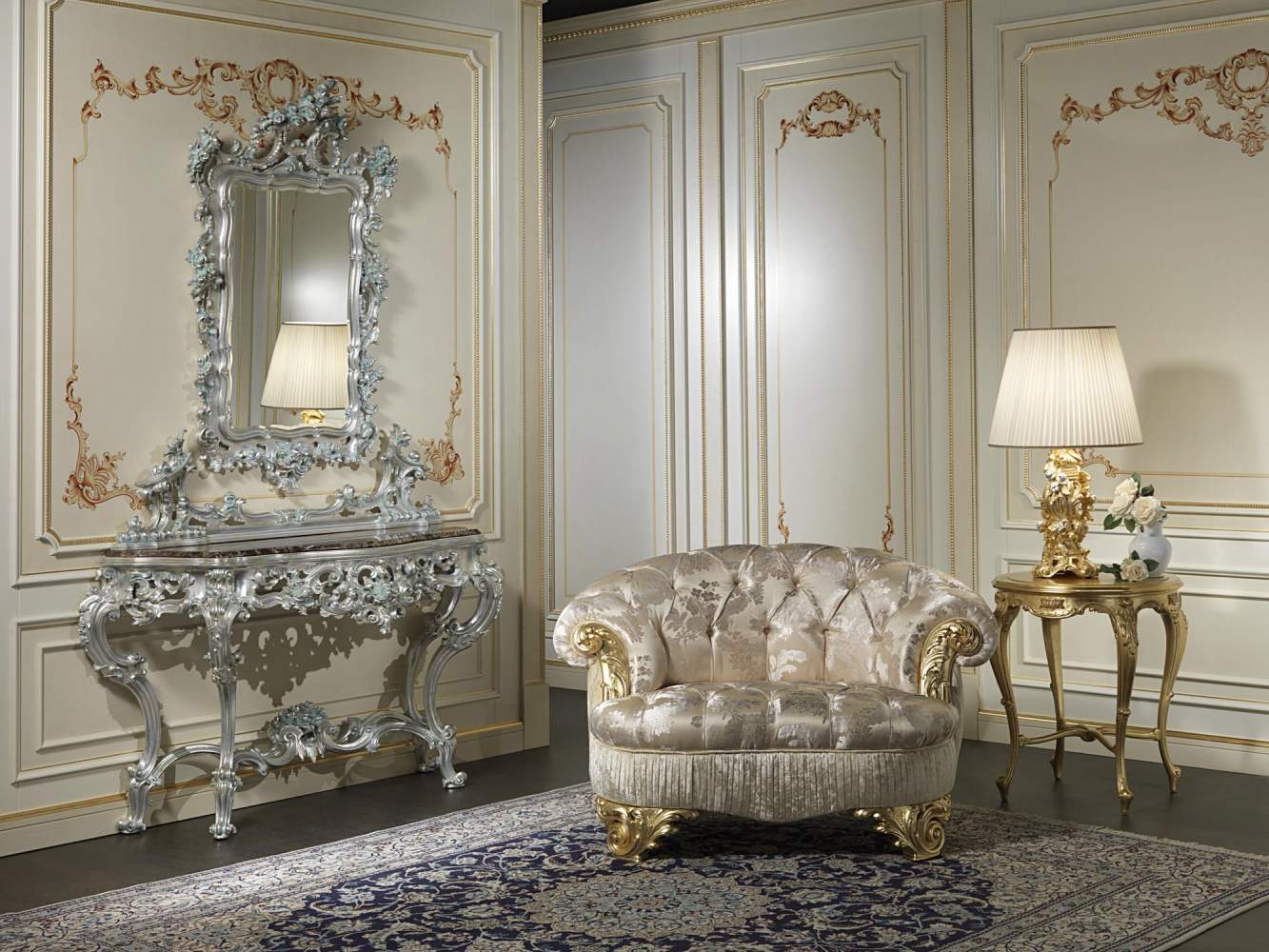 Baroque luxury console